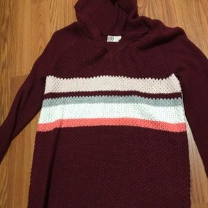 Knitted hoodie
